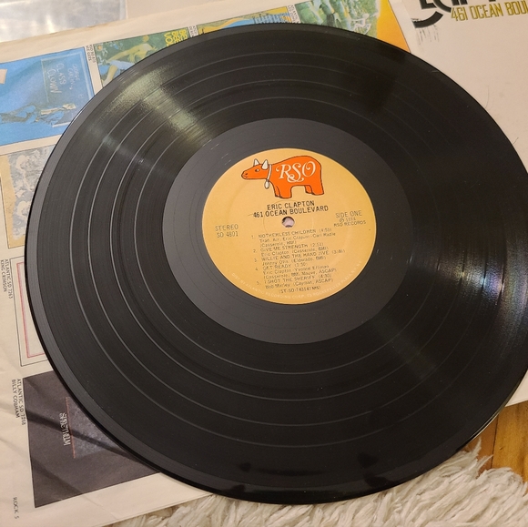 461 Ocean Blvd vintage vinyl record album LP black LIKE NEW - Picture 4 of 10